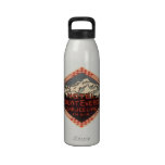Vintage Travel Poster, Mount Everest, India Water Bottles