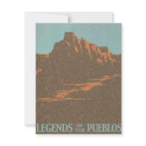 Vintage Travel Poster, New Mexico invitations by YesterdayCafe Vintage Travel Poster, New Mexico invitations