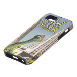Vintage Travel Poster, New York City Landmarks iPhone 5 Case