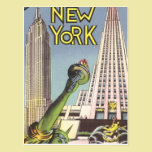Vintage Travel Poster, New York City Landmarks postcards