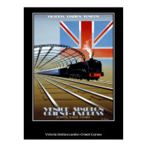 Vintage Travel Poster Orient Express