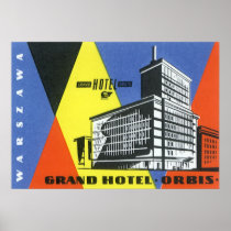 Vintage Travel Poster, Poland