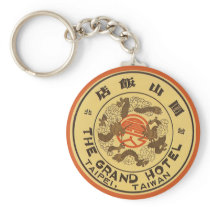 Vintage Travel Poster, Taiwan keychains