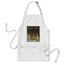 Vintage Travel Poster - Wildlife circa 1934 Aprons