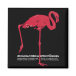 Vintage Travel Poster Zoologischer Garten Munchen magnets