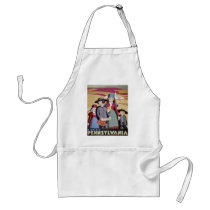 Vintage Travel - Rural Pennsylvania Apron