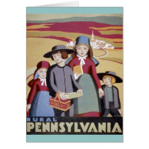 Vintage Travel - Rural Pennsylvania Cards