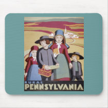Vintage Travel - Rural Pennsylvania mousepads