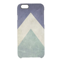 cool, geometric, vintage, hipster, pattern, triangle pattern, funny, retro, shabby, iphone 6 case, retro pattern, old, blue, green, geometric pattern, iphone 6 clearly deflector case, [[missing key: type_getuncommon_cas]] with custom graphic design