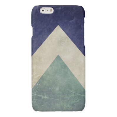 Vintage triangle pattern glossy iPhone 6 case