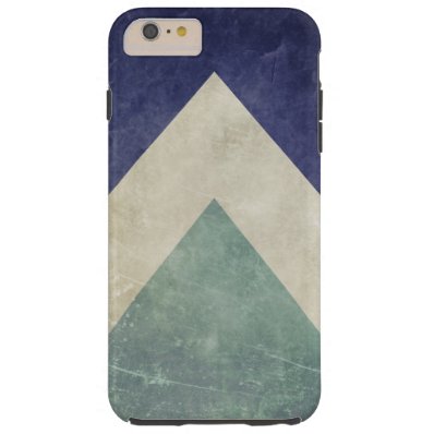 Vintage triangle pattern tough iPhone 6 plus case