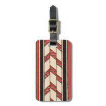 Vintage Tribal Geometric Pattern Graphic Design Tags For Bags