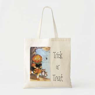 Vintage Trick or Treat bags for Halloween bag
