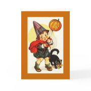 Vintage Trick or Treater card