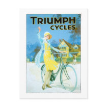 Vintage Triumph Cycles Postcard