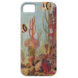 Vintage Tropical Fish and Coral in the Ocean iPhone 5 Case