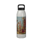 Vintage Tropical Fish and Coral in the Ocean Reusable Water Bottles