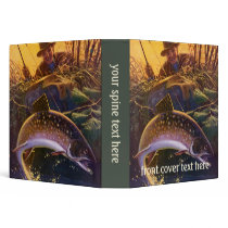 Vintage Trout Fishing; Catch and Release Binders
