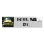 Vintage Truck Grill Bumper Sticker