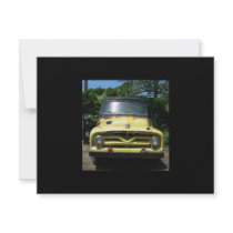 Vintage Truck Grill Greeting Card or Invitation