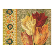 Vintage Tulip Flower Poster posters by FRUITLOOPY Vintage Tulip Flower Poster posters