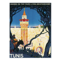 Vintage Tunis Africa Post Card