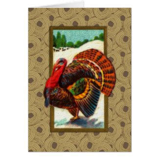 Vintage Turkey Print Cards
