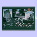 Vintage turn of the century Greetings from Chicago cards