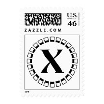 Vintage turn of the century, monogram X Stamps