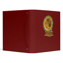 vintage turntable 3 ring binder