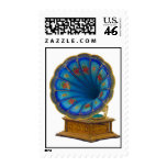 vintage turntable postage