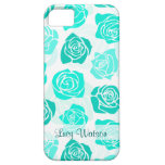 Vintage turquoise roses iPhone 5 Case iPhone 5 Cover