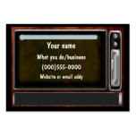 vintage tv business card