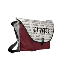 Vintage Typewriter Create Bag Messenger Bag