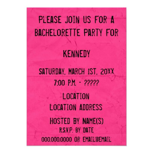 Vintage Typewriter Invitation