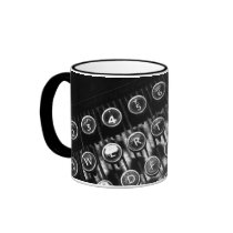 Vintage Typewriter Coffee Mugs