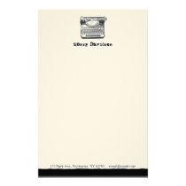 Vintage Typewriter Personalized Stationery stationery