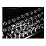 Vintage Typewriter Postcard
