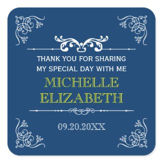 Vintage Typography Bar-Bat Mitzvah sticker