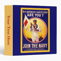 Vintage U.S Navy Vinyl Binder