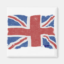 Vintage UK Flag 2 Magnet