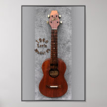 Vintage Ukelele Poster