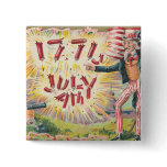 Vintage Uncle Sam 1776 Buttons