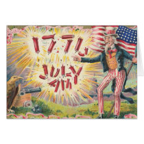 Vintage Uncle Sam 1776 Card