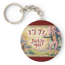 Vintage Uncle Sam 1776 Keychains