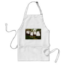 Vintage underwear laundry apron