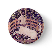 Vintage Unicorn In Captivity Tapestry Pin
