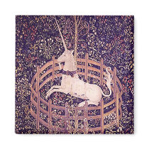 Vintage Unicorn In Captivity Tapestry Fridge Magnets