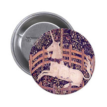 Vintage Unicorn In Captivity Tapestry Pin