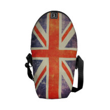 Vintage Union Jack flag Messenger Bag